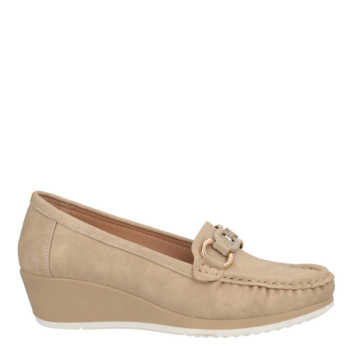 Mocassini Donna Beige