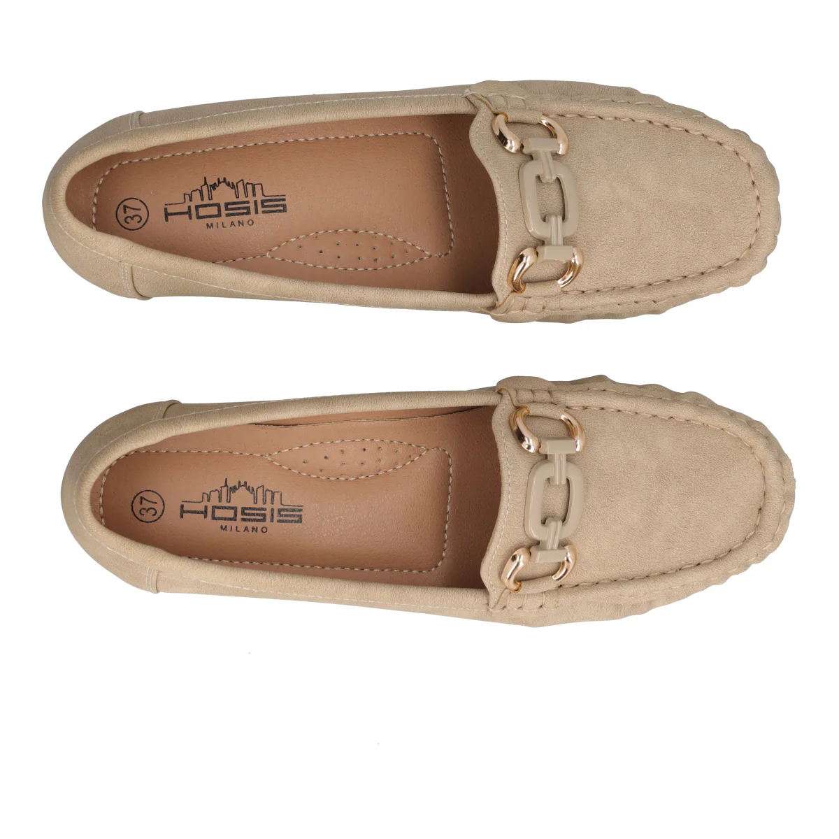 Mocassini Donna Beige - Image 5