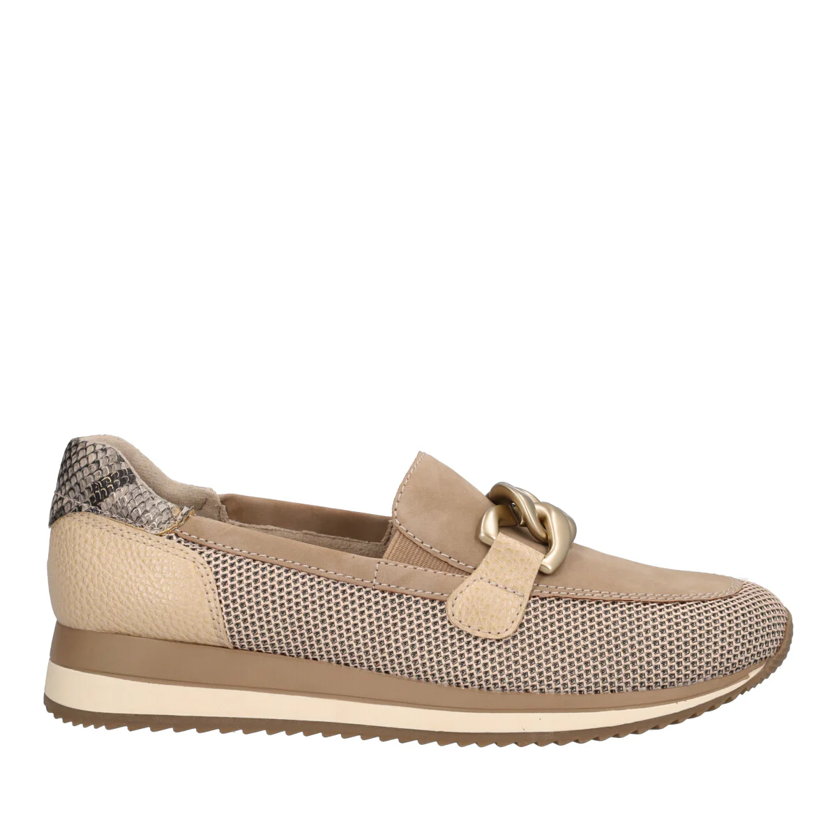 Mocassini Donna Beige