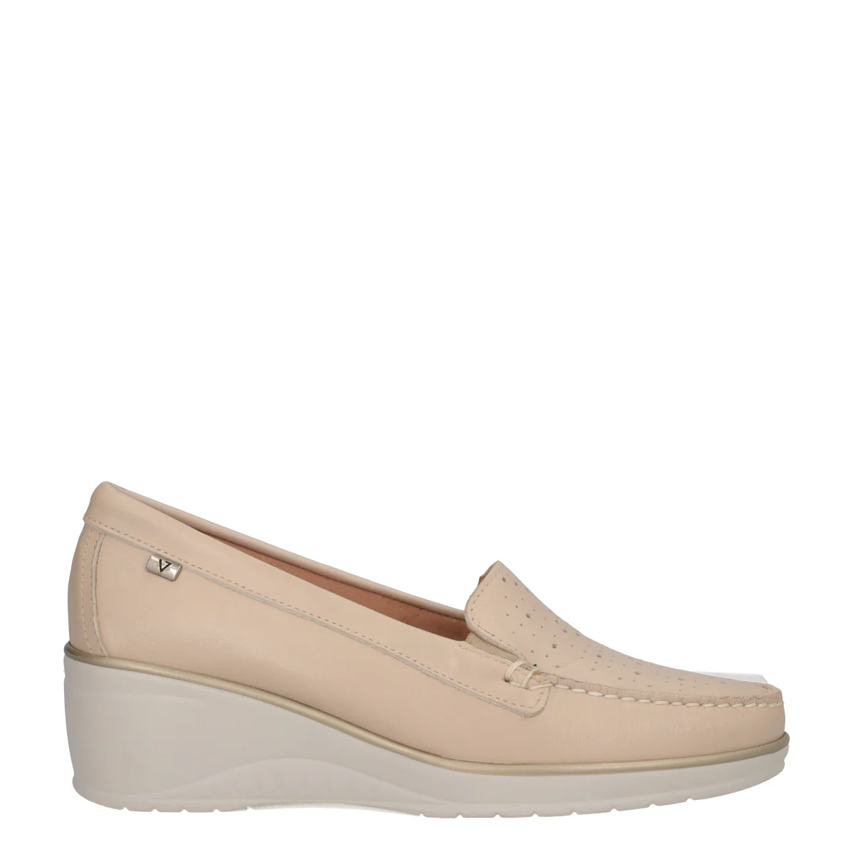Mocassini Donna Beige
