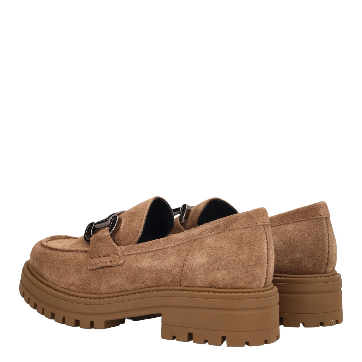 Mocassini Donna Beige in Pelle - Image 4