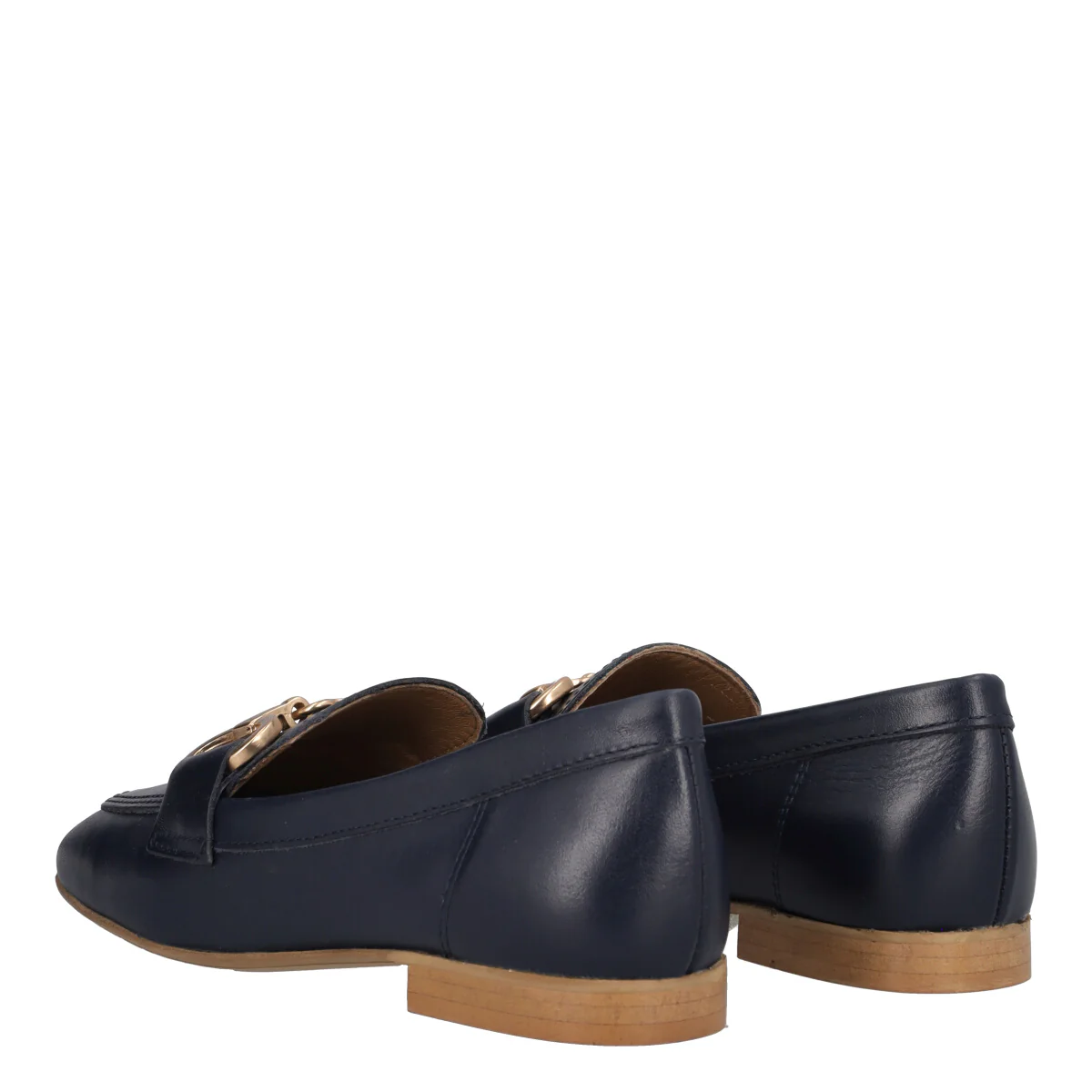 Mocassini Donna Blu in Pelle - Image 4