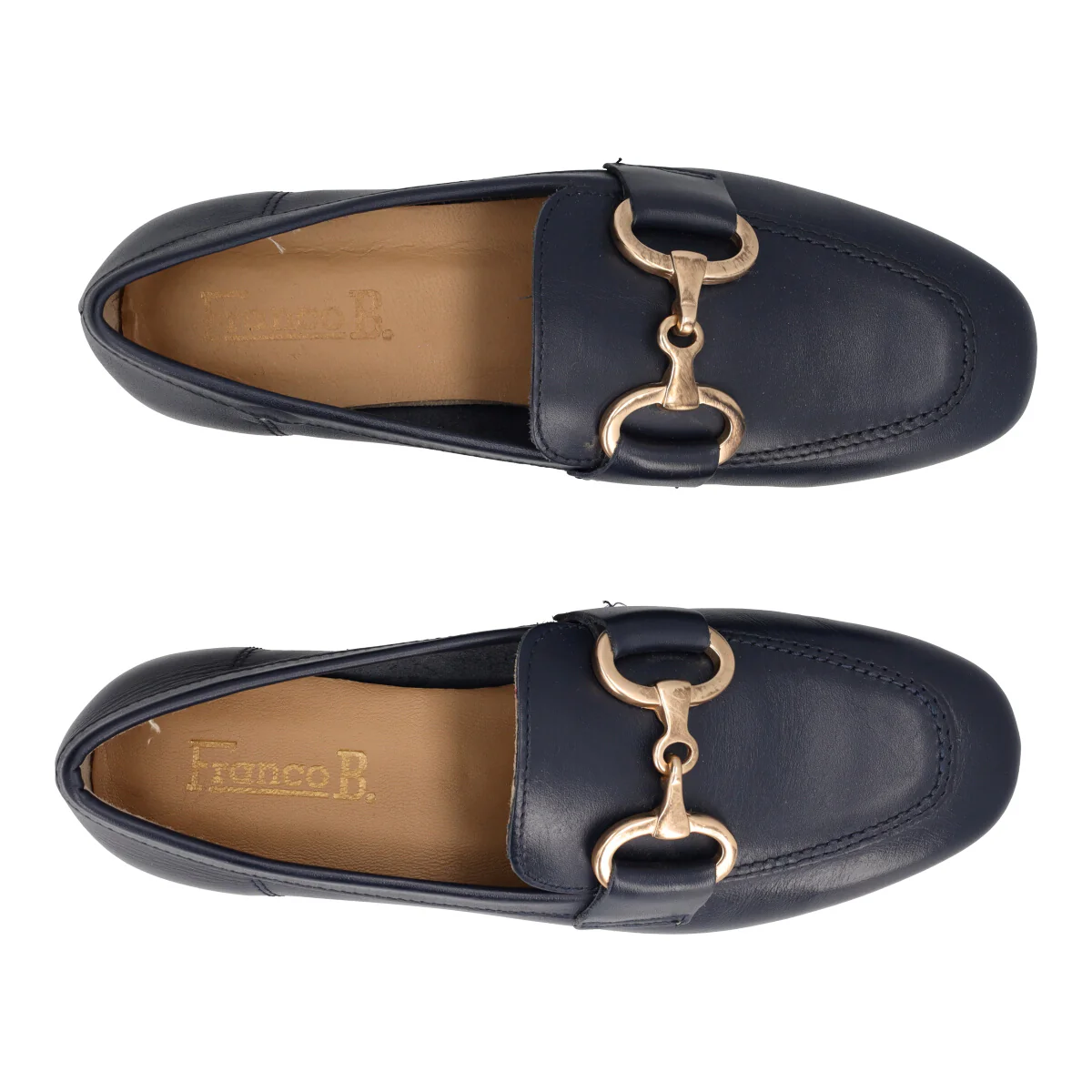 Mocassini Donna Blu in Pelle - Image 5