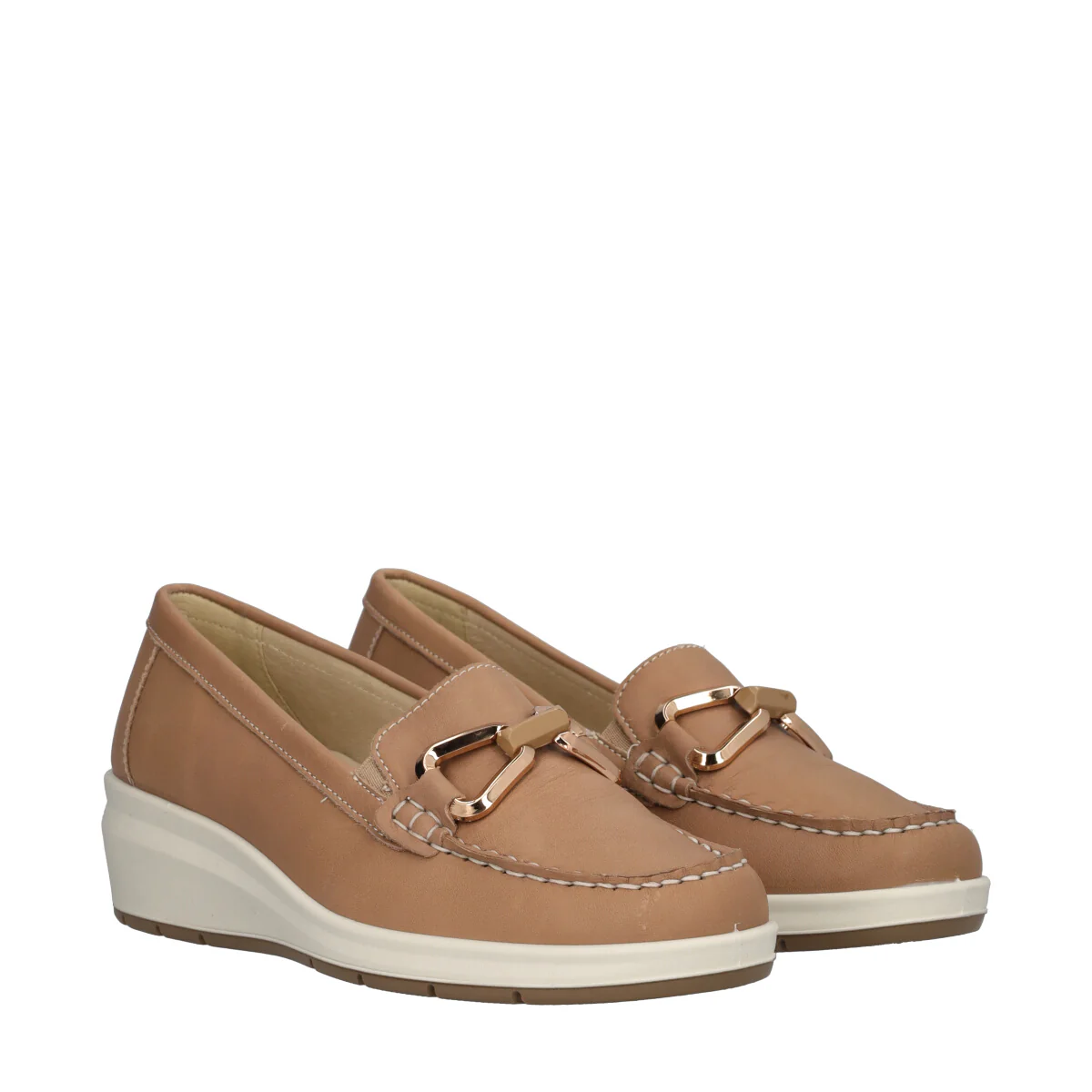 Mocassini Donna Camel - Image 3