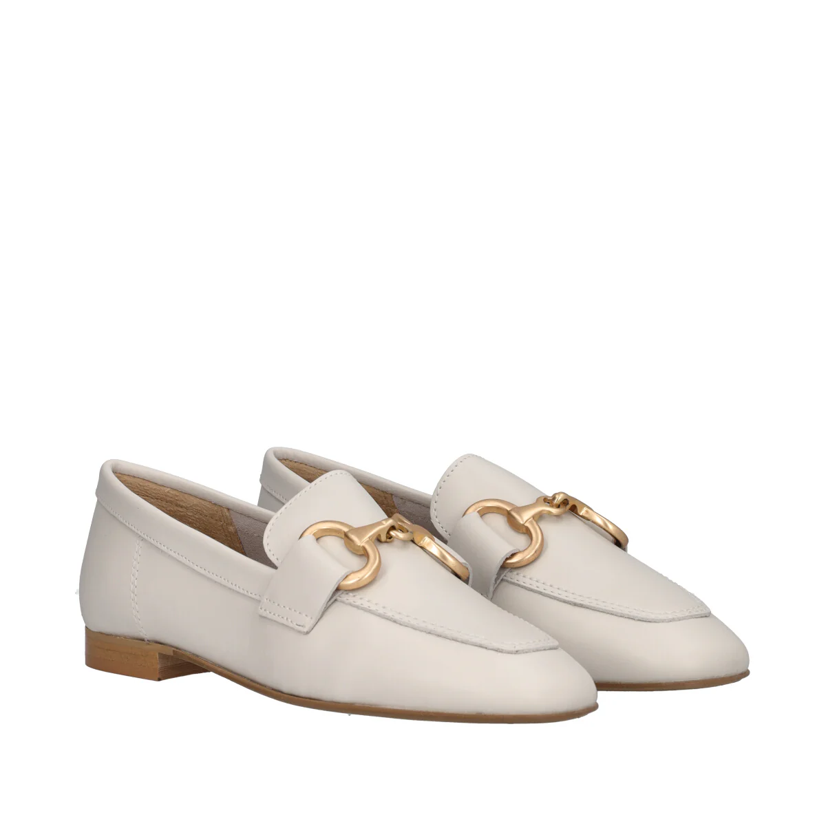 Mocassini Donna Ghiaccio in Pelle - Image 3