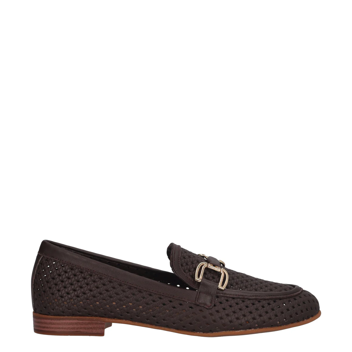Mocassini Donna Marroni in Pelle