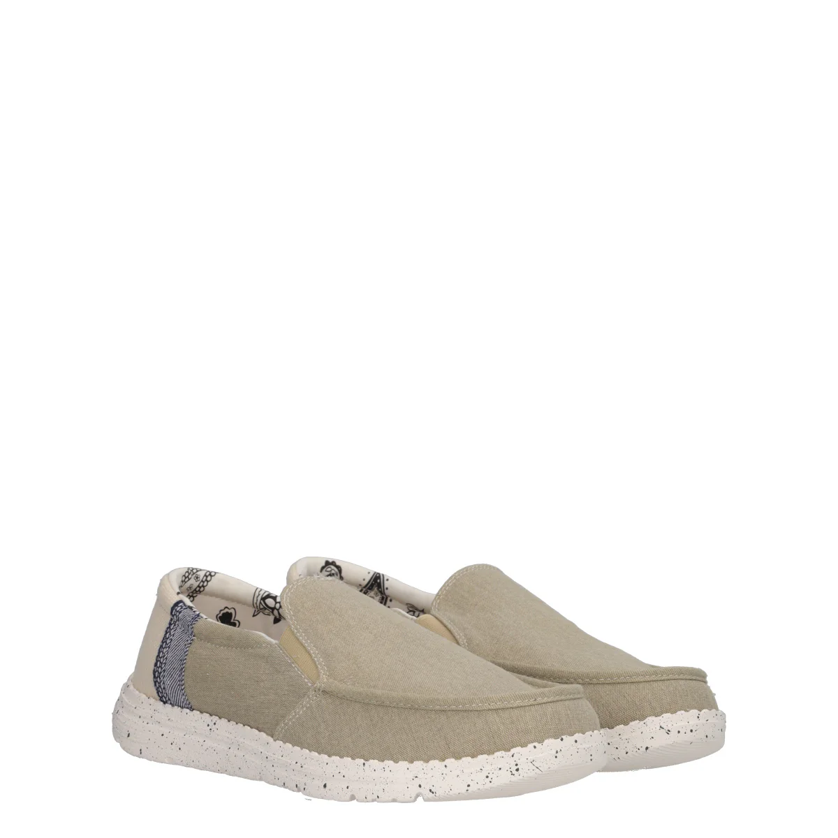 Mocassini Slip-on Uomo Beige - Image 3