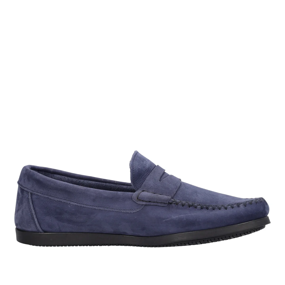 Mocassini Uomo Blu in Pelle - Image 2