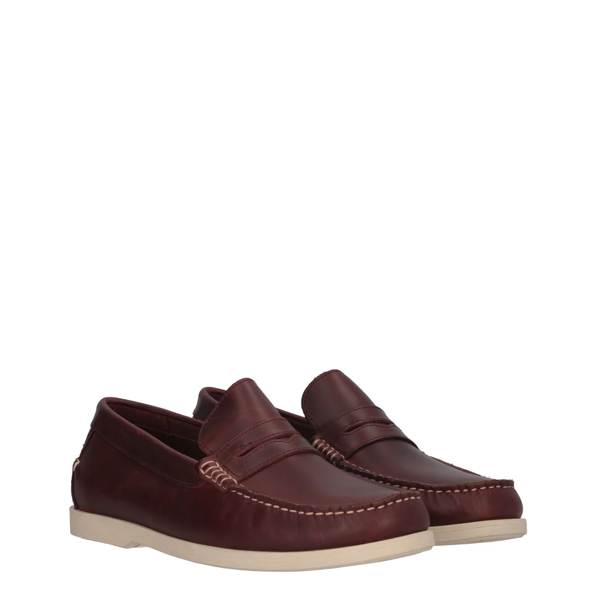 Mocassini Uomo Burgundy in Pelle - Image 3