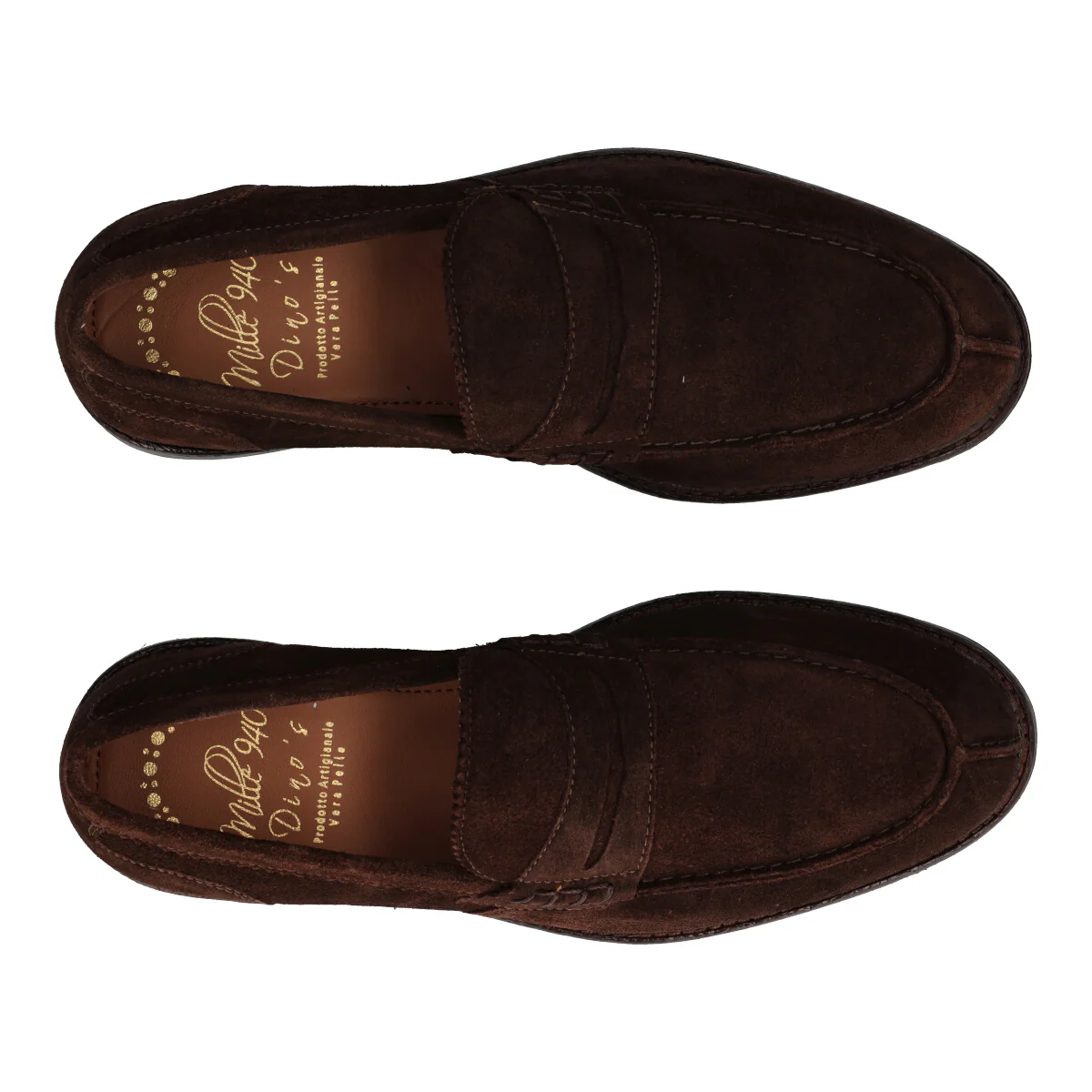 Mocassini Uomo Marroni in Pelle Suede - Image 5