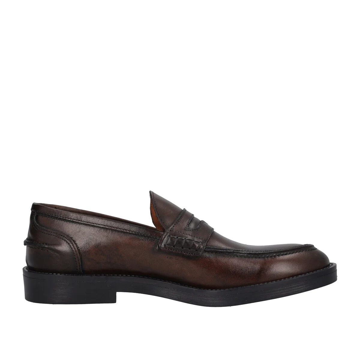 Mocassini Uomo Marroni in Pelle - Image 2