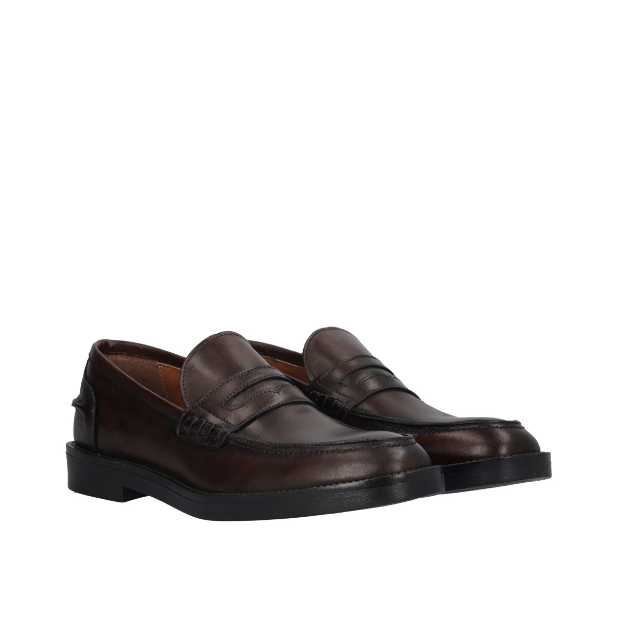 Mocassini Uomo Marroni in Pelle - Image 3