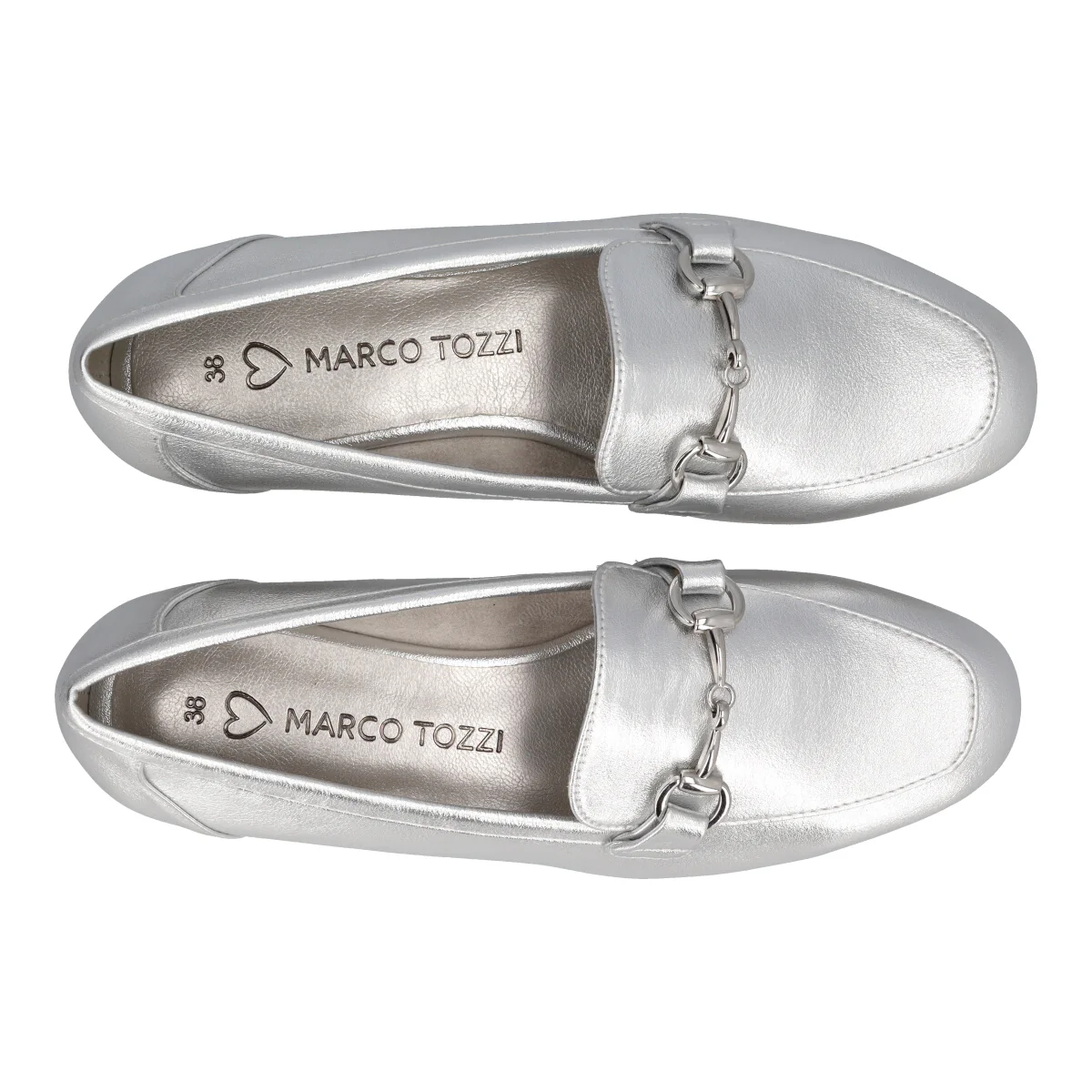 Mocassino argentato donna - Image 5