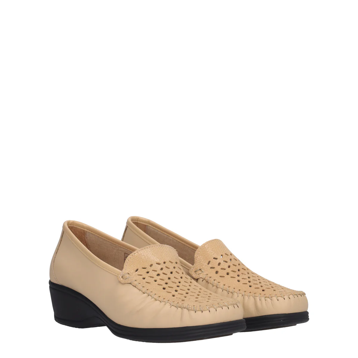 Mocassino Comfort Donna Beige - Image 3