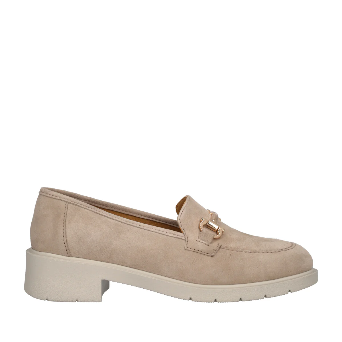 Mocassino Donna Beige