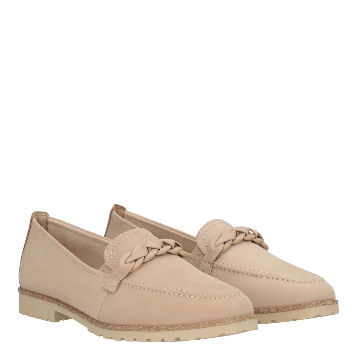 Mocassino Taupe in Pelle - Image 3