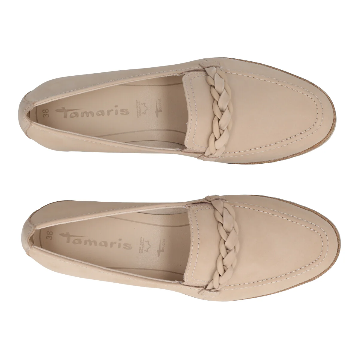 Mocassino Taupe in Pelle - Image 5