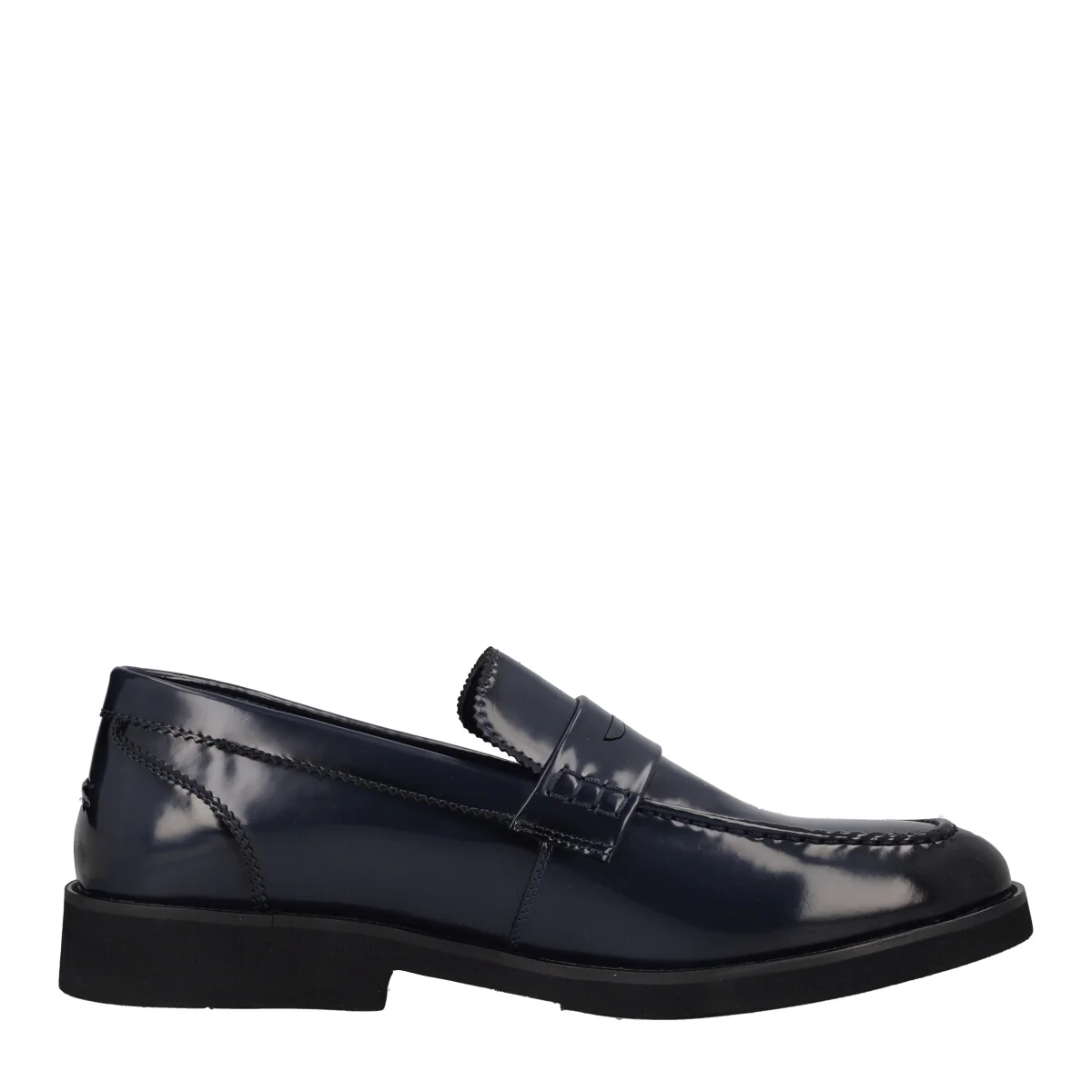 Mocassino Uomo Blu in Vernice - Image 2