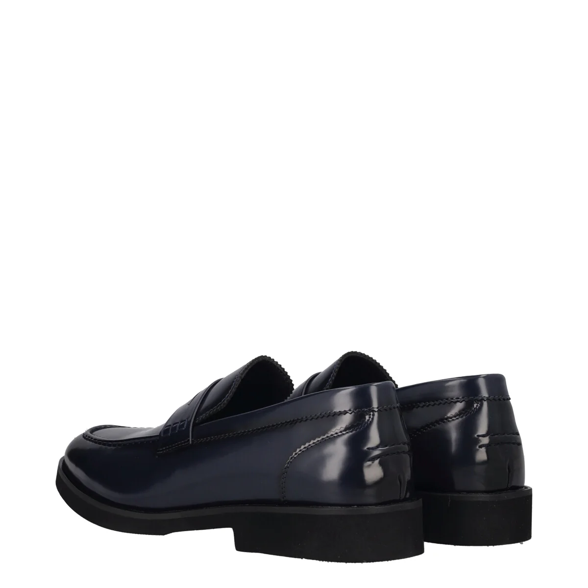 Mocassino Uomo Blu in Vernice - Image 4