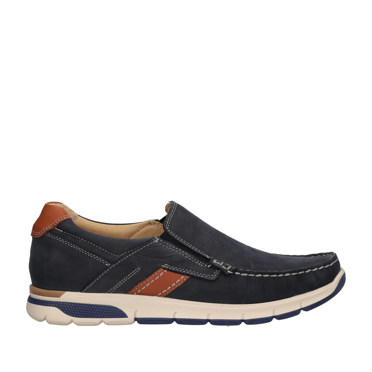 Mocassino Uomo Blu Oceano