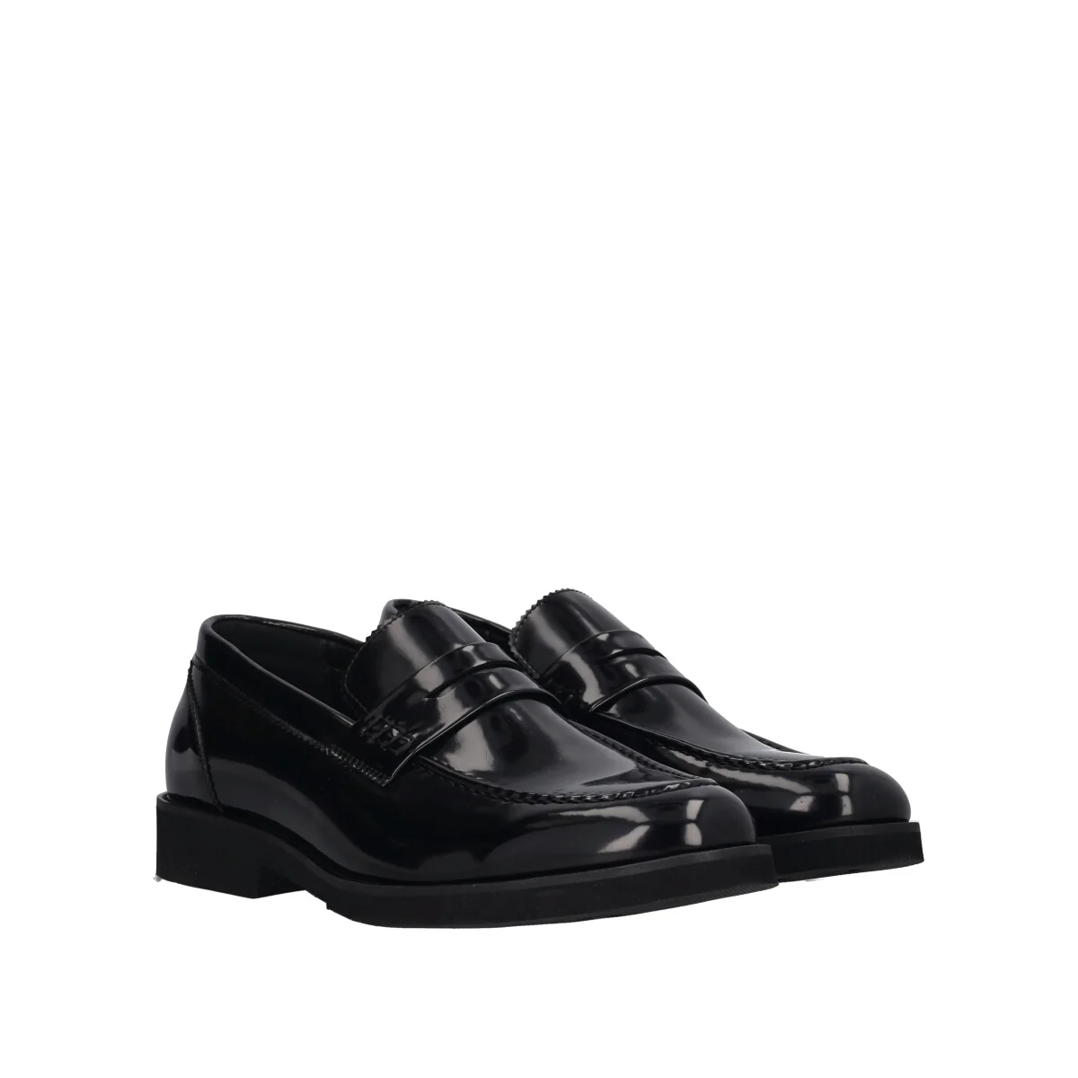 Mocassino Uomo Nero in Vernice - Image 3