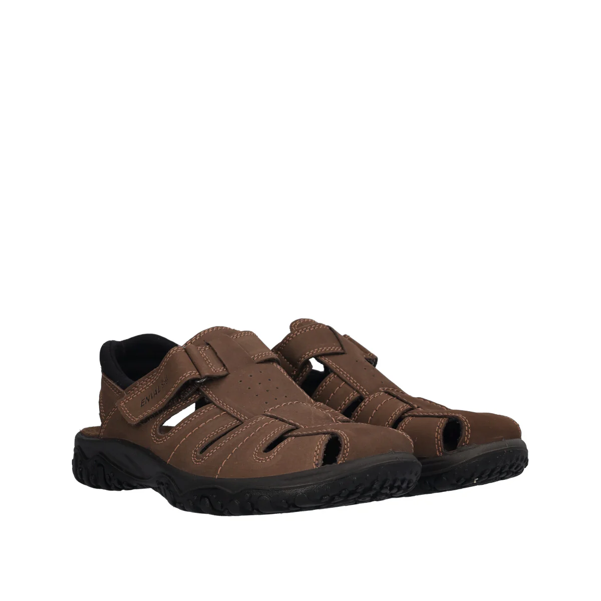 PACIFIC Sandali Uomo Marrone in Pelle - Image 3