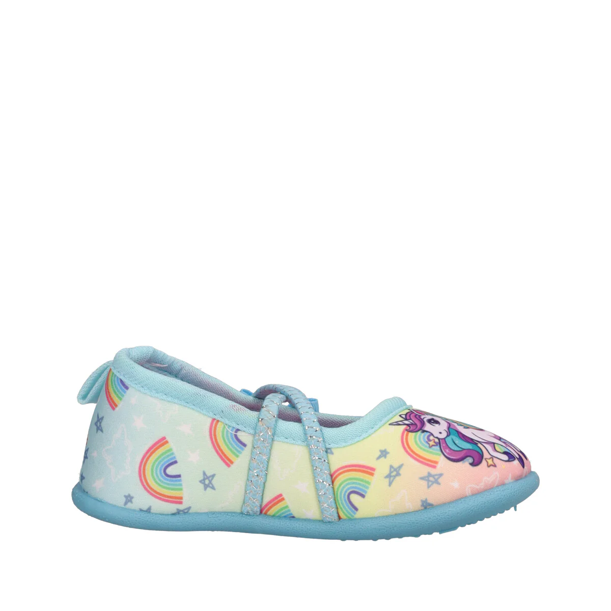 Pantofole Bambina Azzurre - Unicorn - Image 2