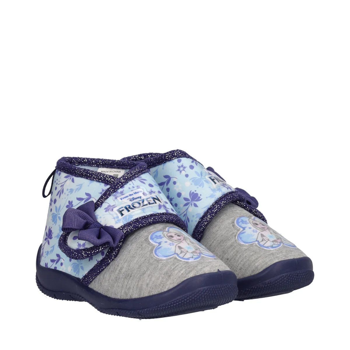 Pantofole Bambina Blu, Azzurre e Grigie - Frozen - Image 3