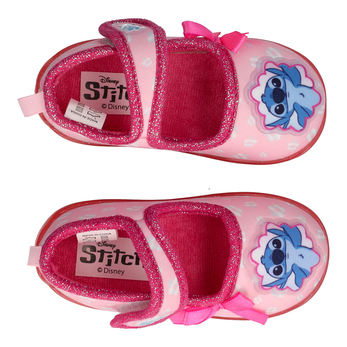 Pantofole Bambina ROsa e Fucsia - Stitch - Image 5