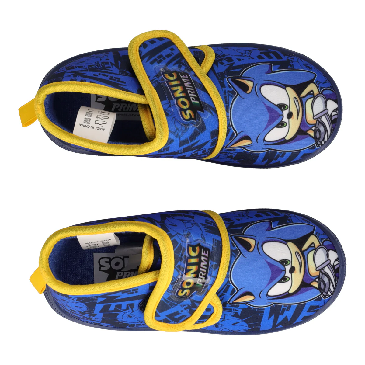 Pantofole Bambino Blu e Gialle - Sonic - Image 5