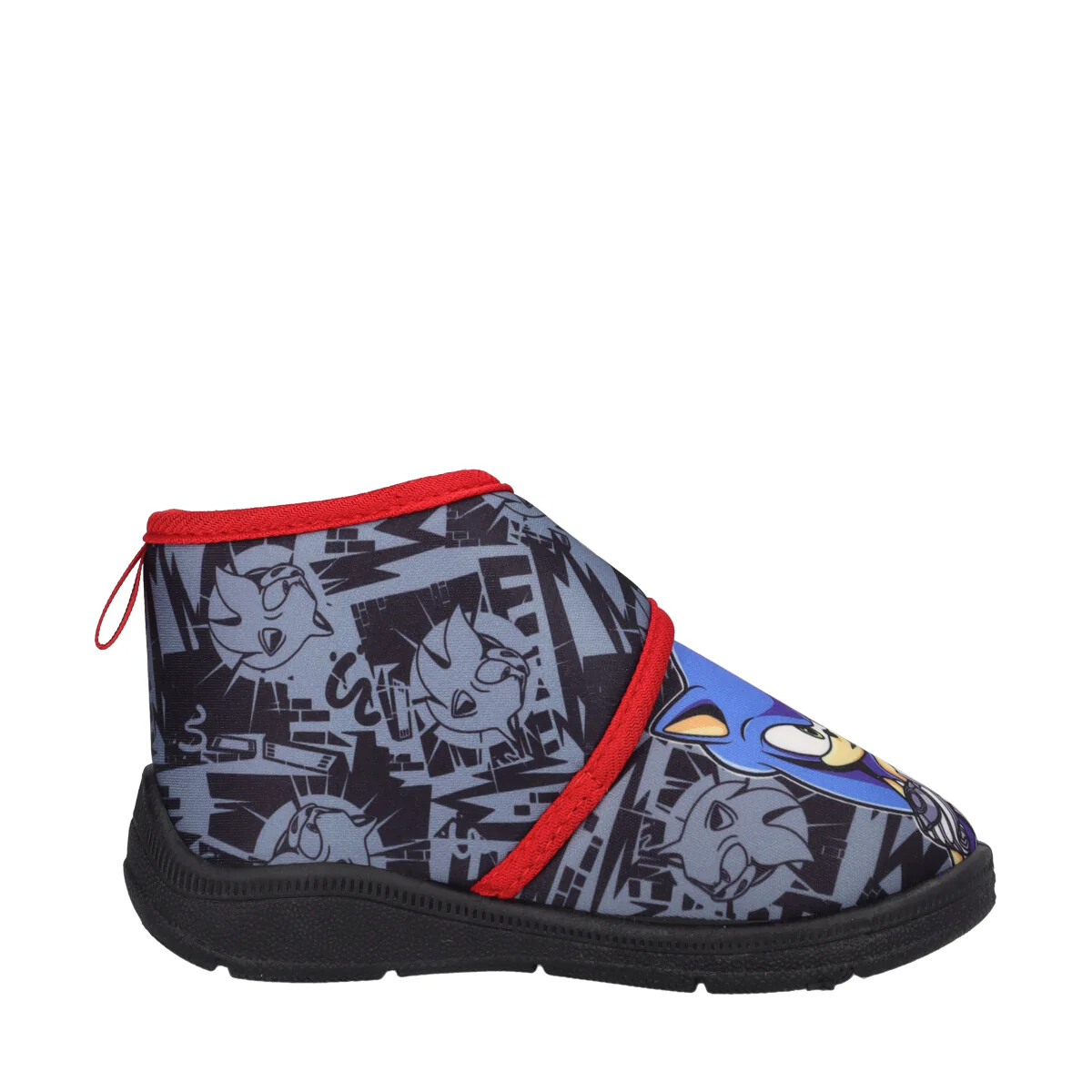 Pantofole Bambino Grigie, Rosse, e Blu - Sonic - Image 2