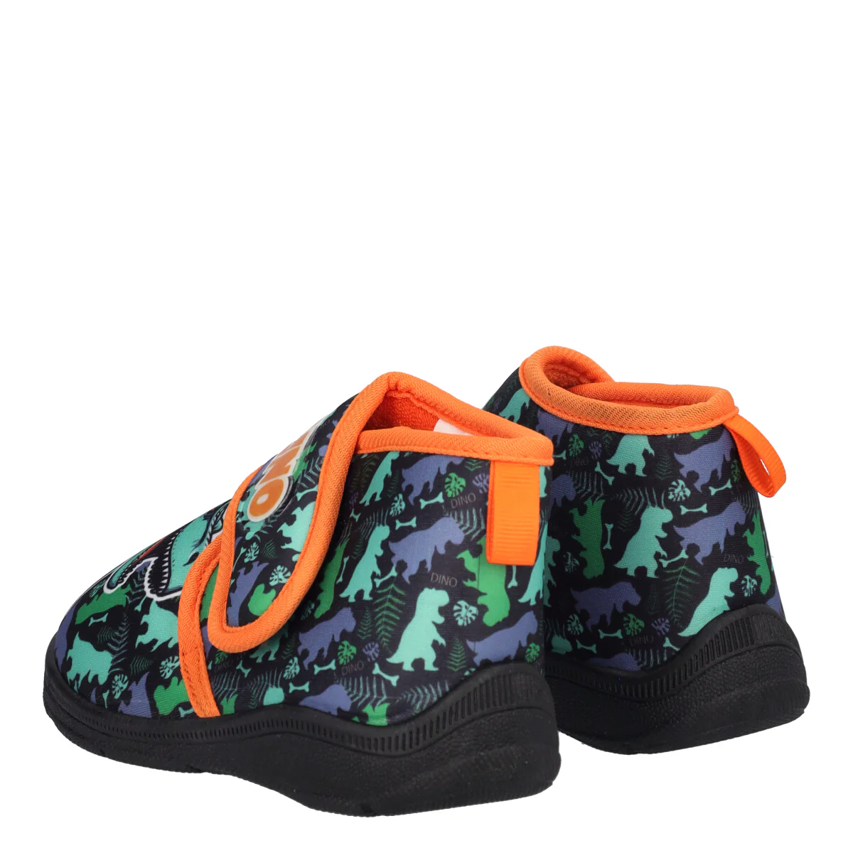 Pantofole Bambino Verdi e Arancioni - Dino - Image 4