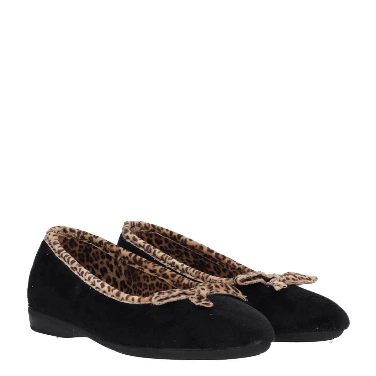 Pantofole Casa Donna Nere e Animalier - Image 3