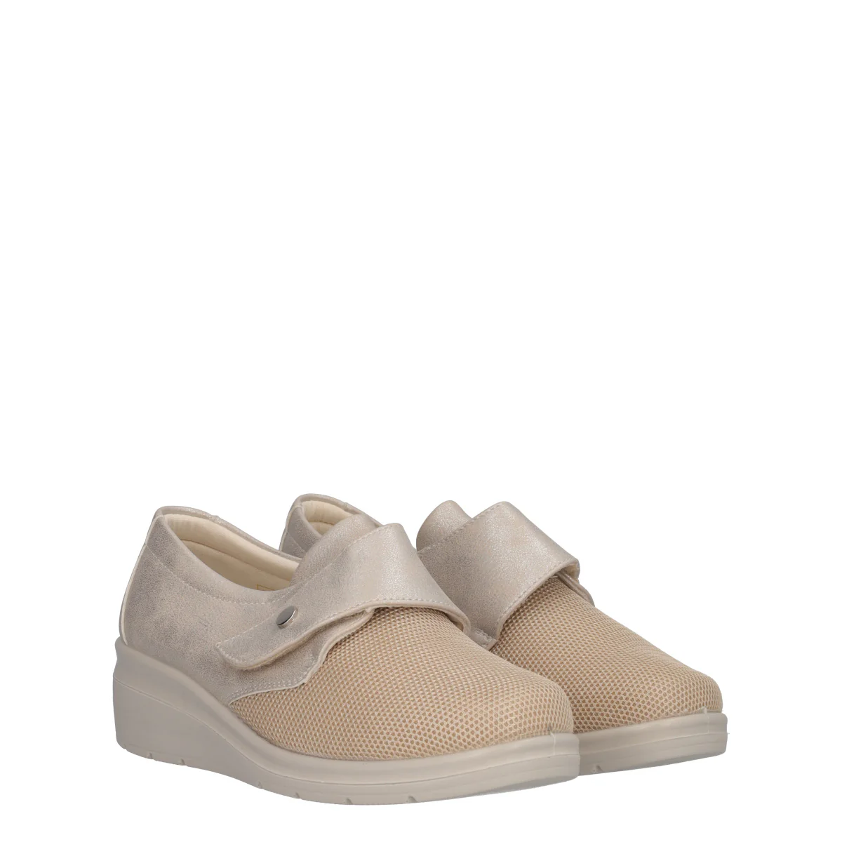 Pantofole Comfort Donna Beige - Image 3