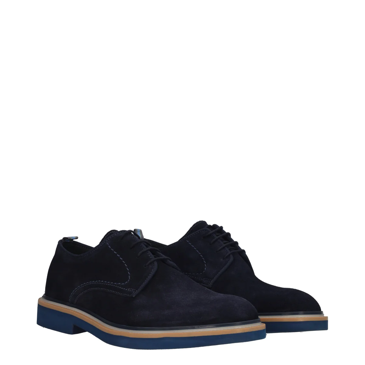 PARK Stringate Uomo Blu in Pelle - Image 3