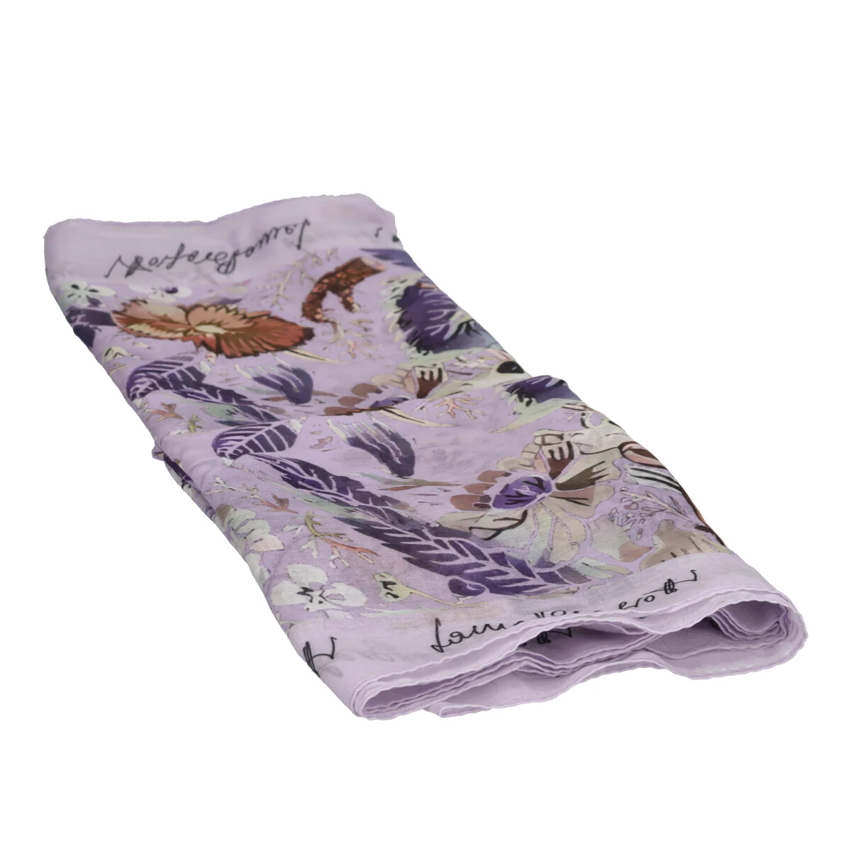 Pashmina Donna Lilla Retrò Voille - Image 2