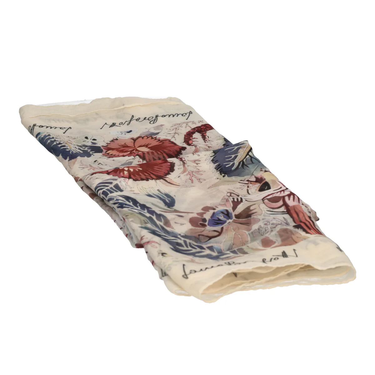 Pashmina Donna Panna Retrò Voille - Image 2