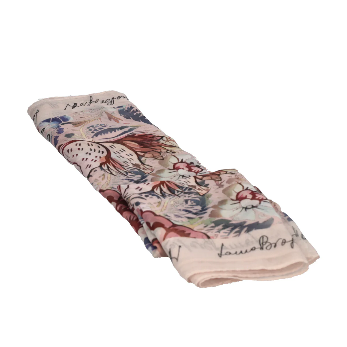 Pashmina Donna Rosa Retrò Voille - Image 2