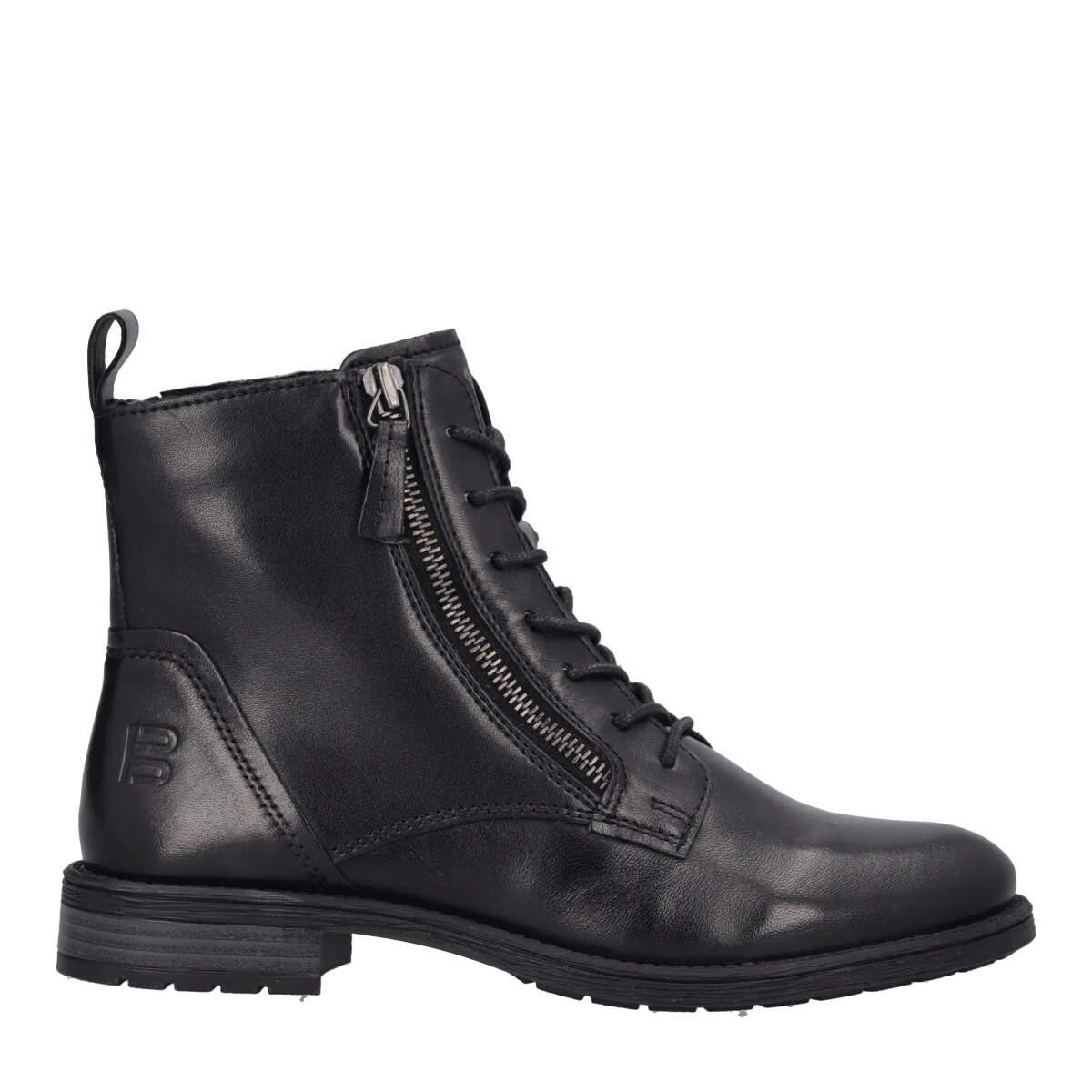 Polacchi Donna Neri in Pelle
