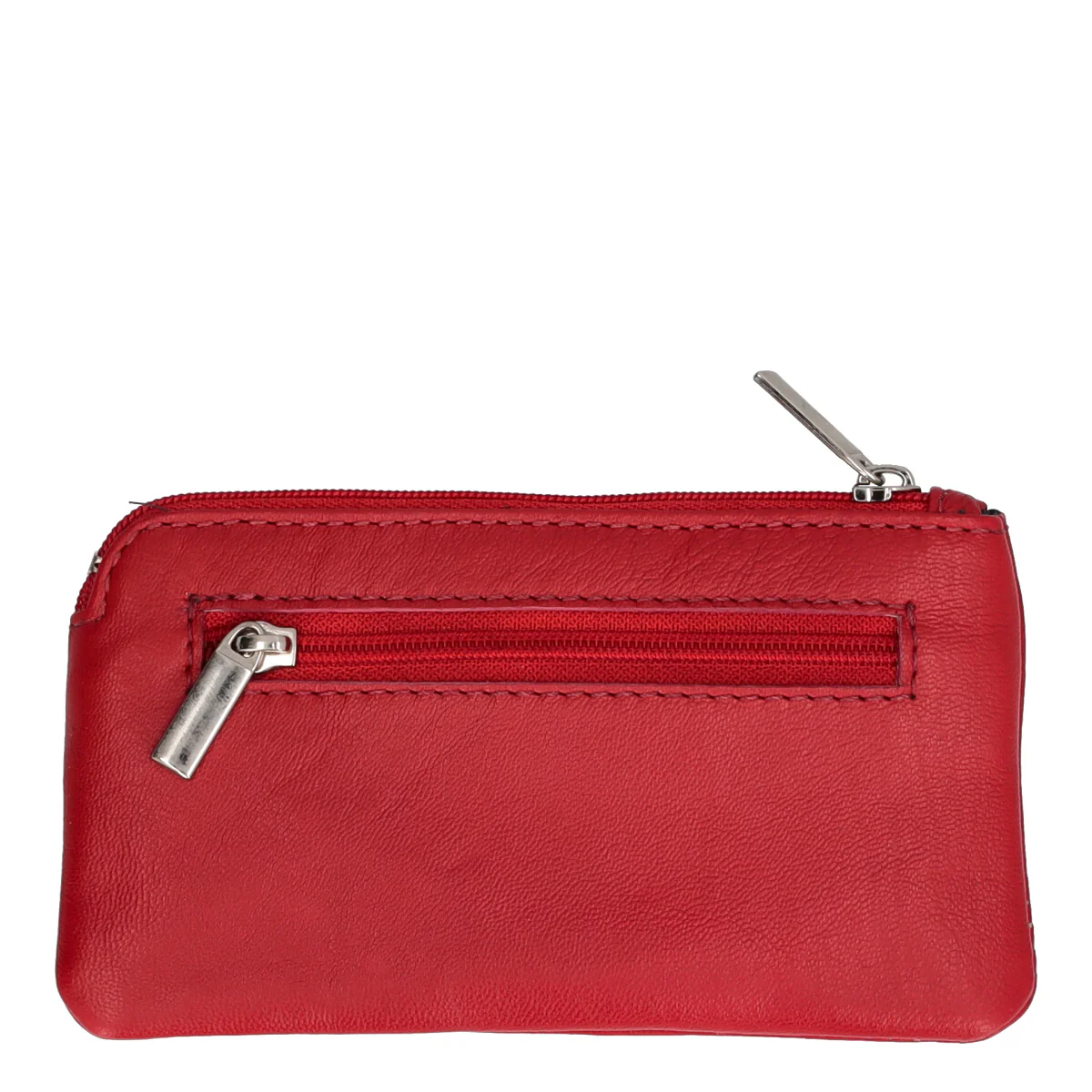Portachiavi Unisex Rosso in Pelle - Image 2
