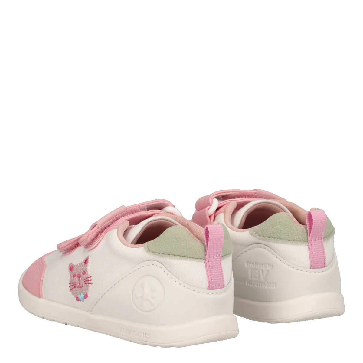 Primi Passi Bambina Bianche e Rosa Pianta Larga - Image 4