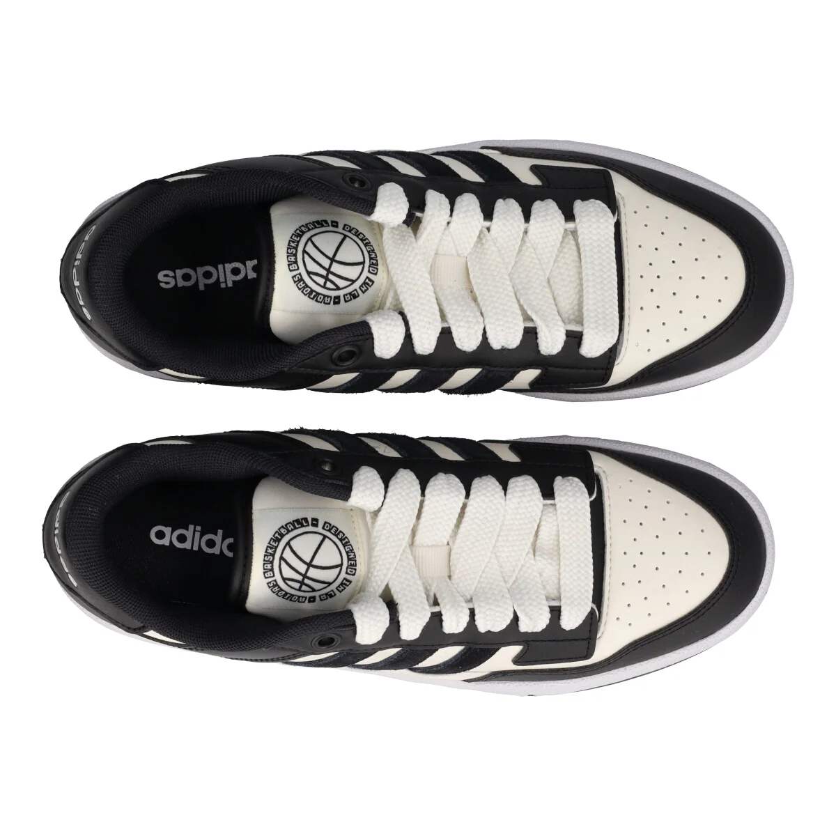 RAPID COURT LOW J Sneakers Ragazzi Bianche e Nere - Image 5