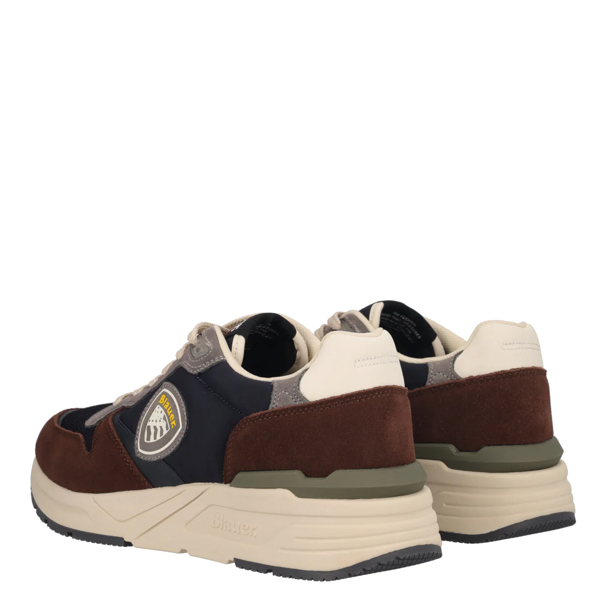 RAY 02 Sneakers Uomo Blu e Marroni - Image 4