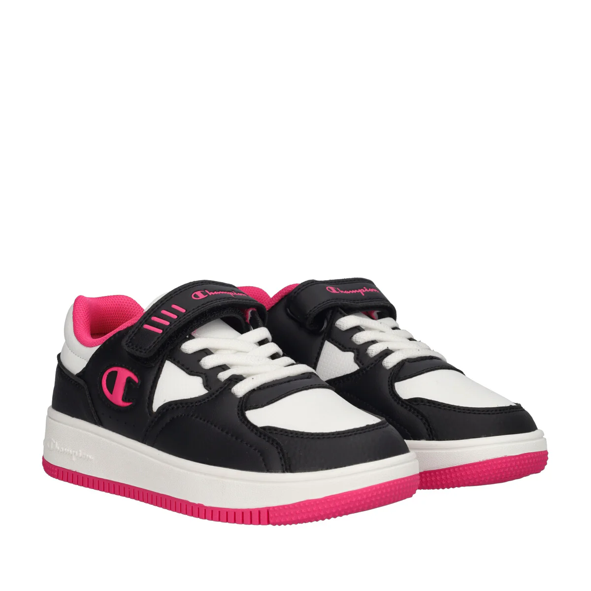 RD25 LOW G PS Sneakers Bassa Bambina Nere, Bianche e Fuxia - Image 3