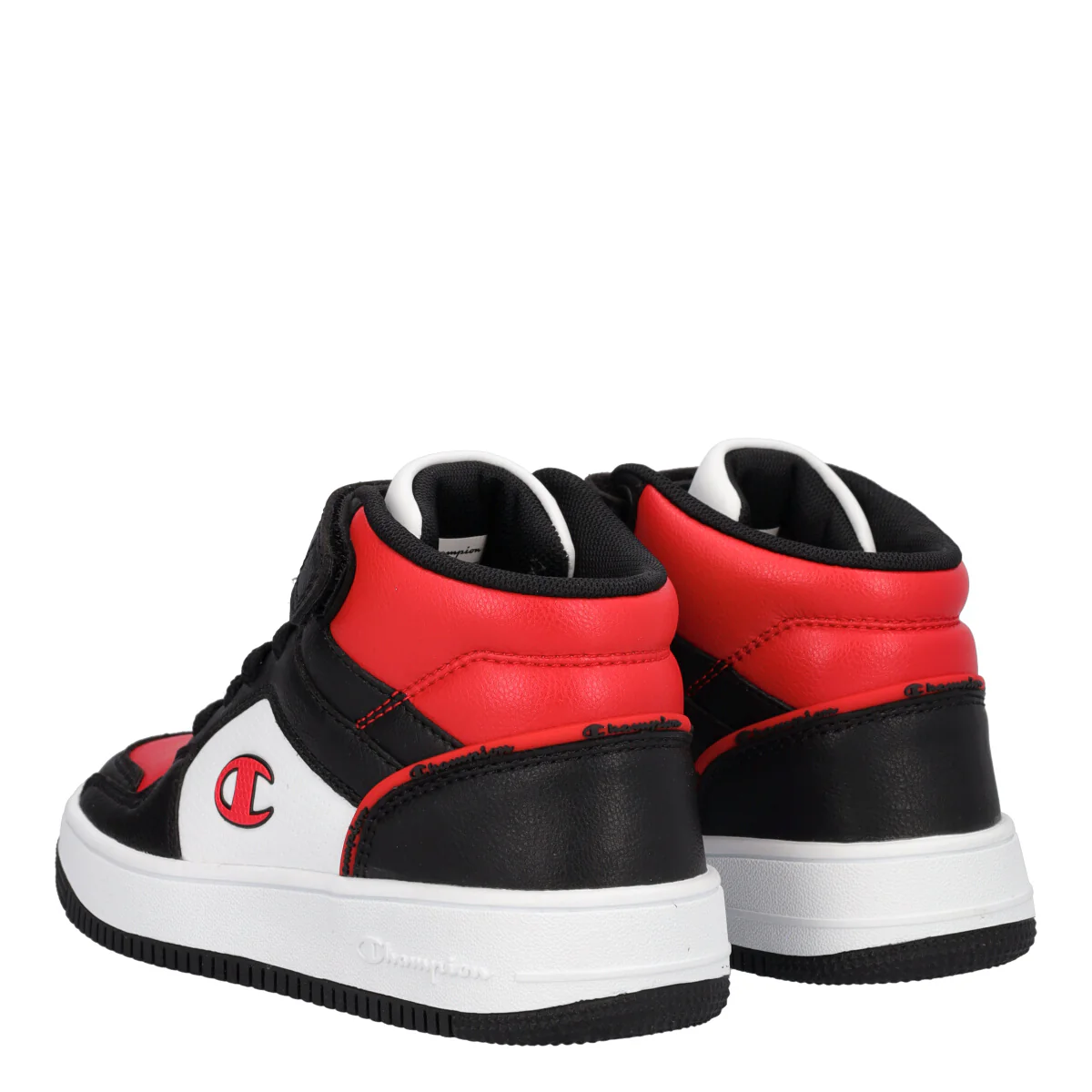 REBOUND 2.0 MID B PS Sneakers Bambino Nere, Bianche e Rosse - Image 4