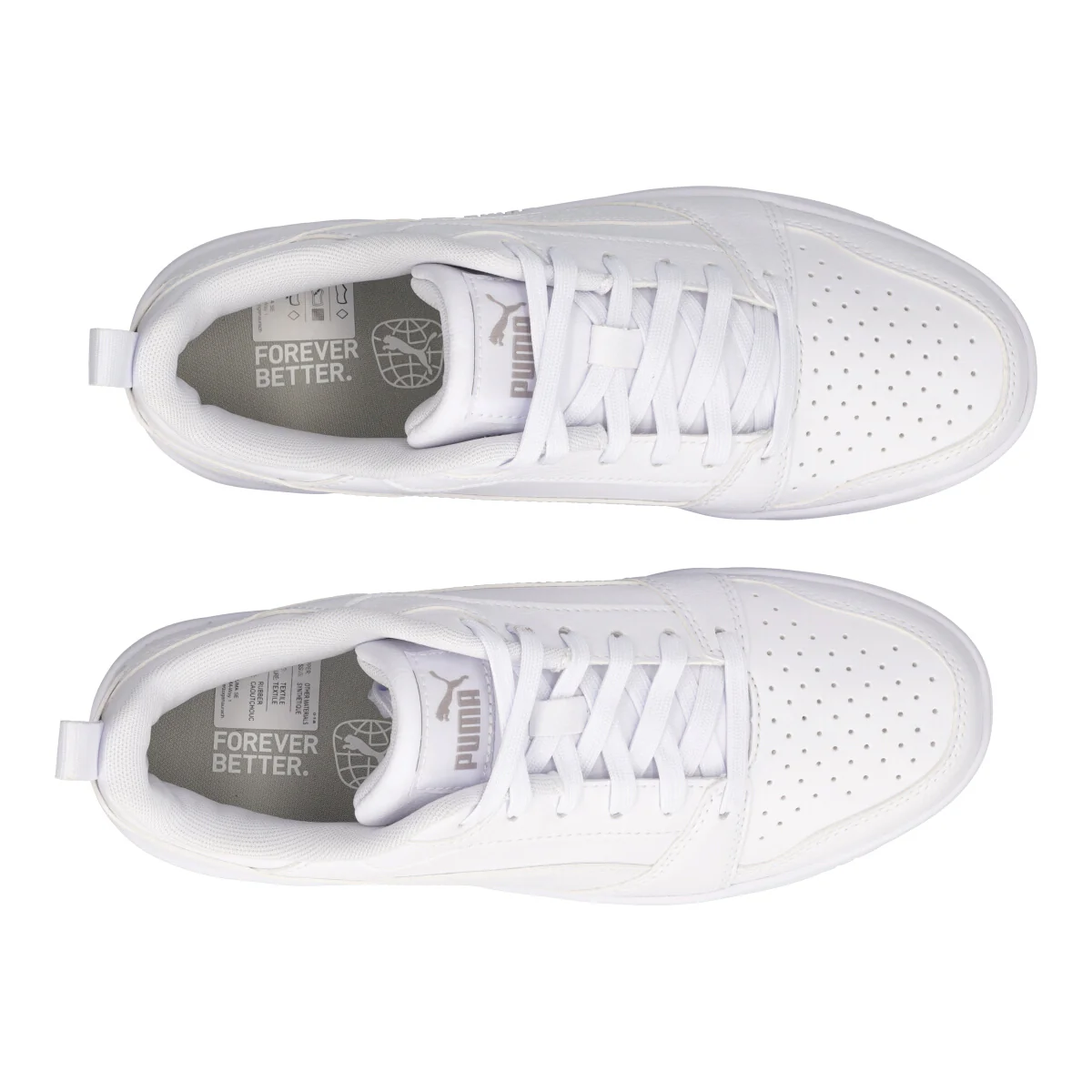 REBOUND V6 LO JR Sneakers Ragazzi Bianche - Image 5
