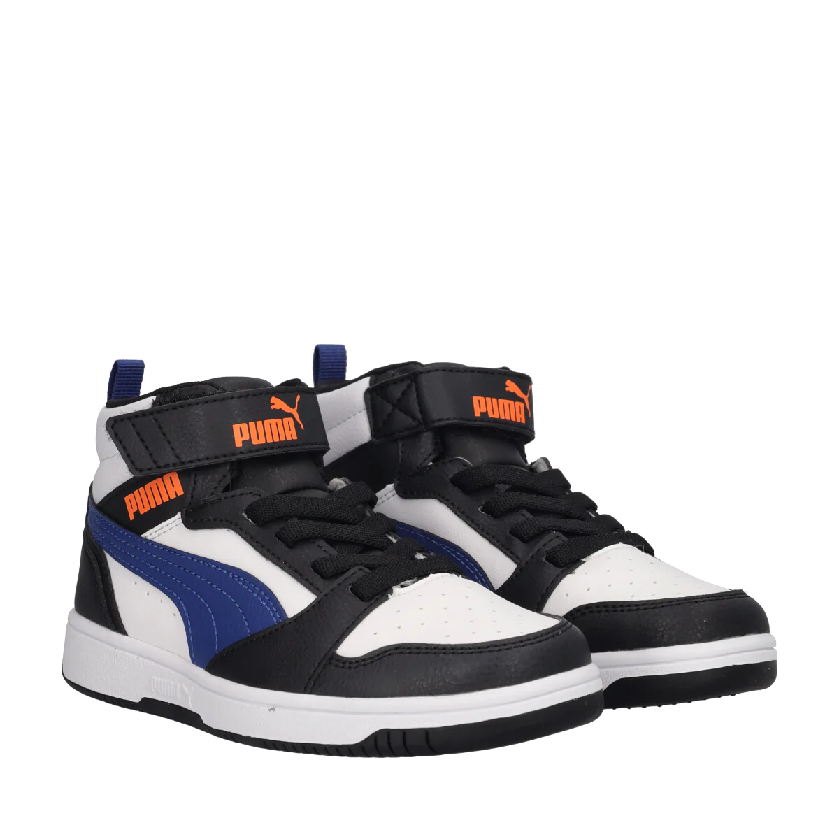 REBOUND V6 MID AC PS Sneakers Junior Blu, Nere e Bianche - Image 3