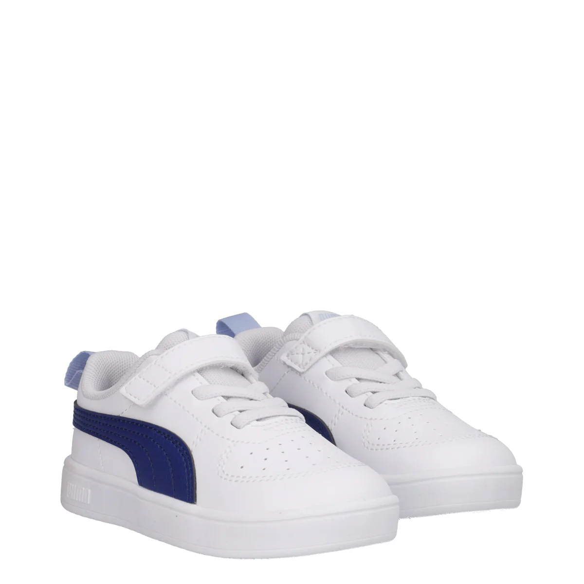 RICKIE AC INF Sneakers Junior Bianche e Blu - Image 3