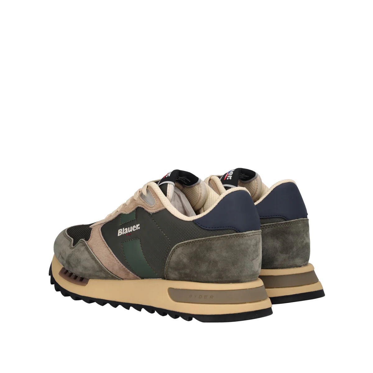 RYDER 01 Sneakers Uomo Verdi - Image 4
