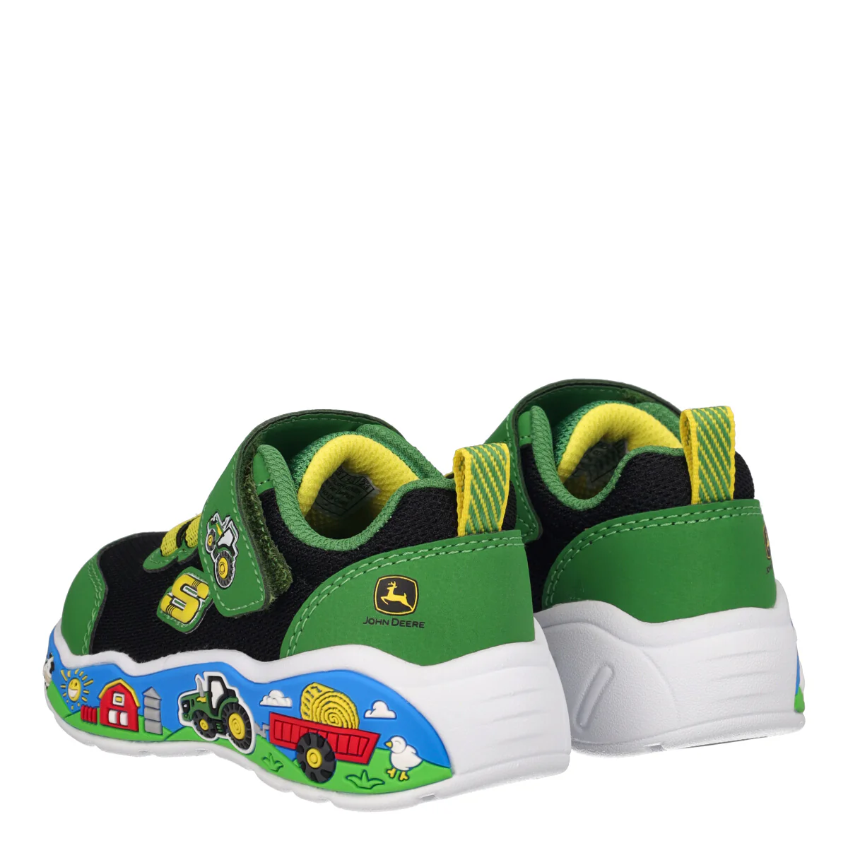 S LIGHTS Sneakers Bambino Verdi con Luci - Image 4